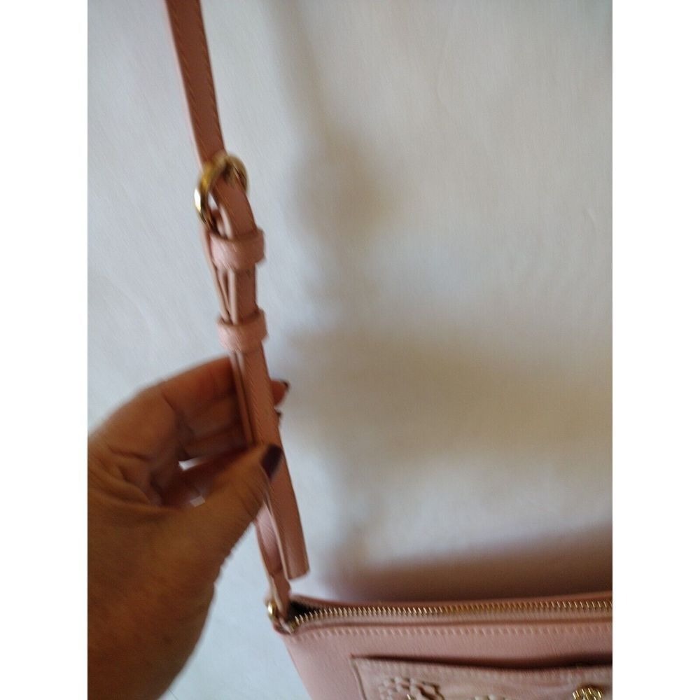 Lauren Conrad Crossbody Shoulder Bag Woman Floral Embellishments Gold‎ Details - Picture 2 of 13